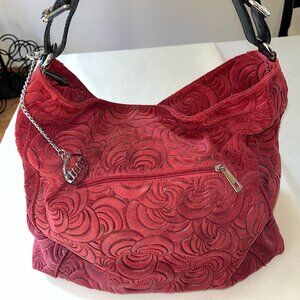 Gorgeous Wine Colored Italian Leather Tote/Shoulder Bag